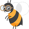 Bee with Glasses